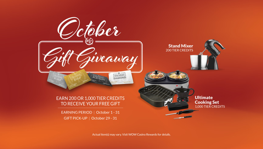 OCTOBER GIFT GIVEAWAY